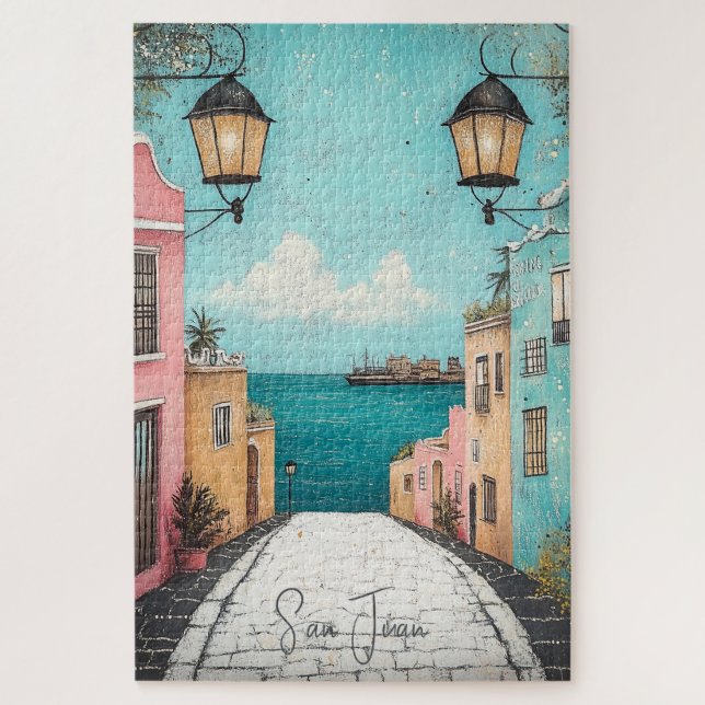 Puzzle Voyage à San Juan Porto Rico (Vertical)