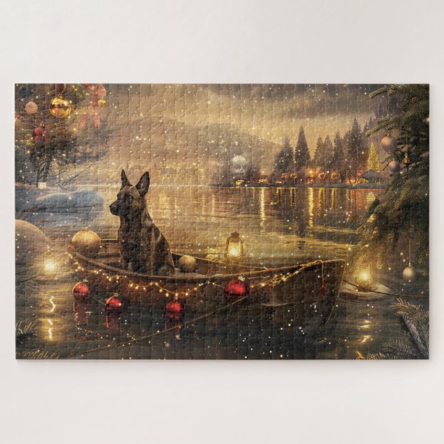 Puzzle Voyage de Noël de Malinoi en Belgique (Horizontal)