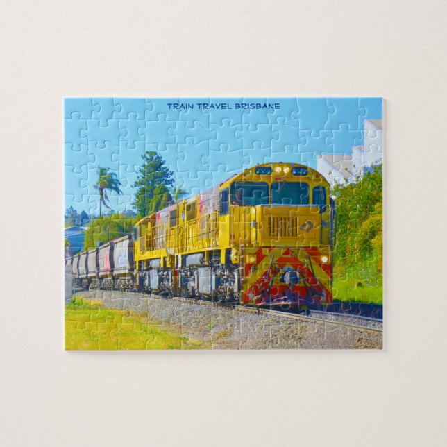 Puzzle Voyage en train à Brisbane (Horizontal)