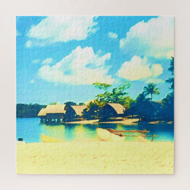 Puzzle Voyage île tropicale Vanuatu (Vertical)