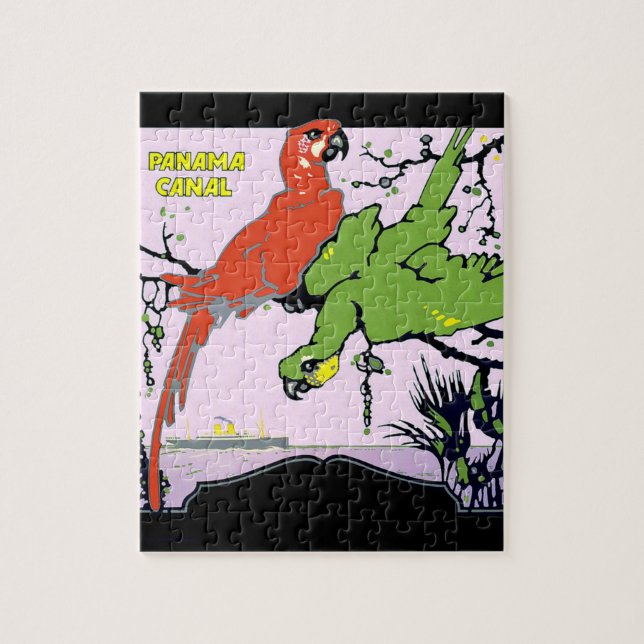 Puzzle Voyage sur le canal de Panama Vintage - Illustrati (Vertical)