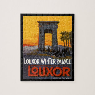 Puzzle Voyage Vintage, Louxor Winter Palace, Égypte Afriq