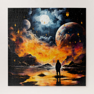 Puzzle Voyageur astronaute Horizon cosmique Journey