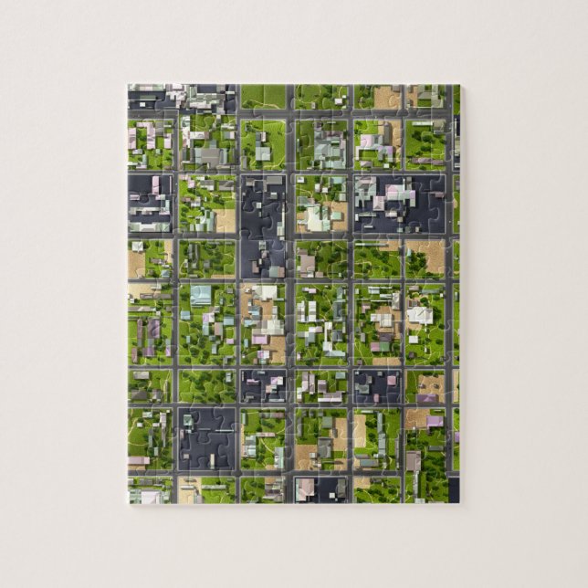 Puzzle Vue aérienne - (Vertical)