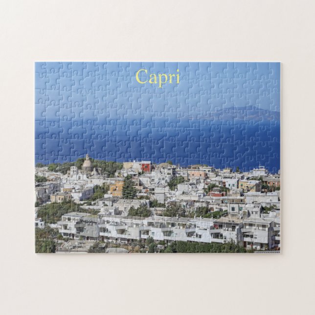 Puzzle Vue aérienne de Capri (Horizontal)