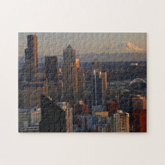 Puzzle Vue aérienne de l'horizon 2 de ville de Seattle