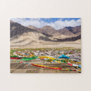 Puzzle Vue aérienne du monastère de Samye - Tibet, Asie