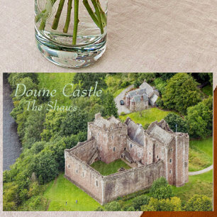 Puzzle Vue aérienne Shaw Scottish Clan's Doune Castle