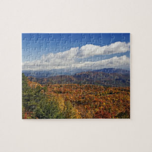 Puzzle Vue automnale des montagnes du sud des Appalaches