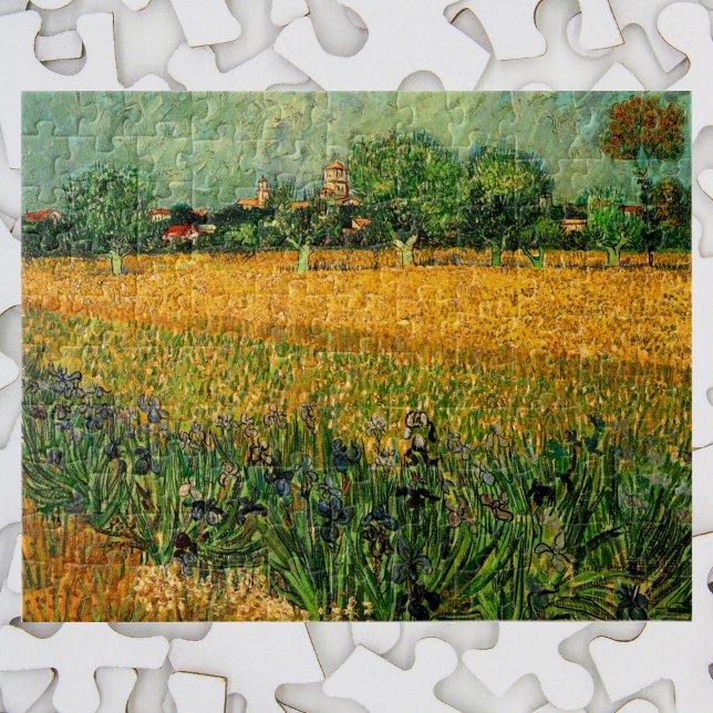 Puzzle Vue d'Arles avec Irises par Vincent van Gogh (Créateur téléchargé)