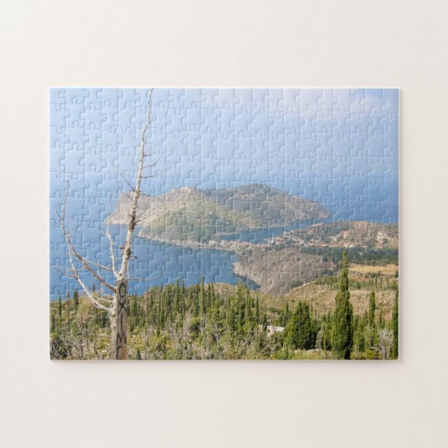Puzzle Vue d'Assos (Kefalonia) (Horizontal)