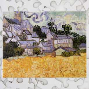 Puzzle Vue d'Auvers avec l'église par Vincent van Gogh