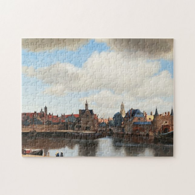 Puzzle Vue de Delft par Johannes Vermeer (Horizontal)