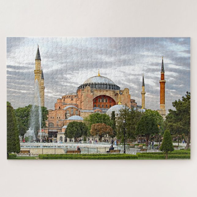 Puzzle Vue de Hagia Sophia. (Musée de Hagia Sophia). (Horizontal)