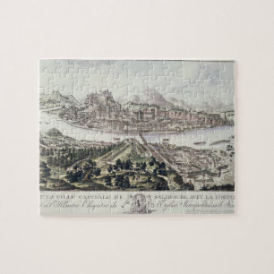 Puzzle Vue de la capitale et de la forteresse de