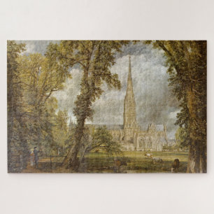 Puzzle Vue de la cathédrale de Salisbury (par John Consta