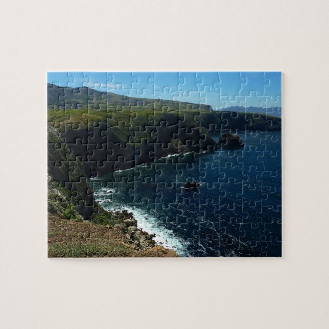 Puzzle Vue de l'île Père Noël Cruz dans les îles Channel (Horizontal)