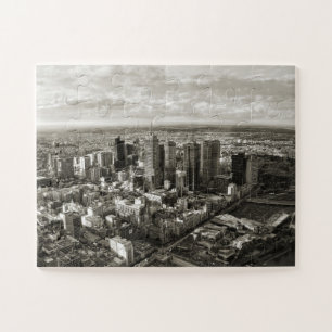 Puzzle Vue de l'oeil d'oiseaux de Melbourne City