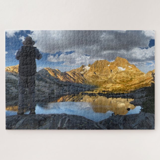 Puzzle Vue de randonneur de Garnet Lake Sunrise 2 - JMT (Horizontal)