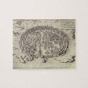 Puzzle Vue de Rhodes, du 'théâtre des villes principales