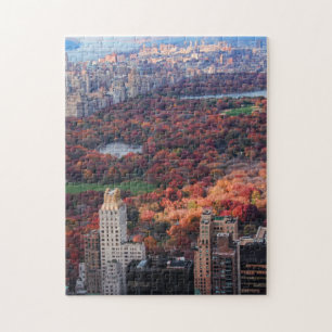 Puzzle Vue d'en haut : Automne dans Central Park 01