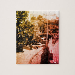 Puzzle Vue d'ensemble du quartier vintage d'Alger Algérie