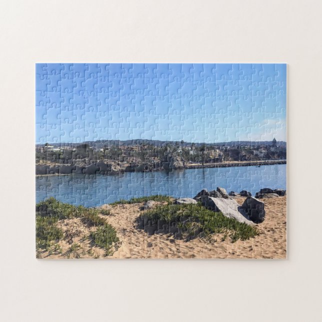 Puzzle Vue depuis le Wedge, Newport Beach, Californie (Horizontal)