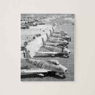 Puzzle Vue des avions F-86 sur l'image flight_War