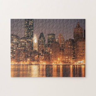 Puzzle Vue d'île de Roosevelt de l'horizon de New York