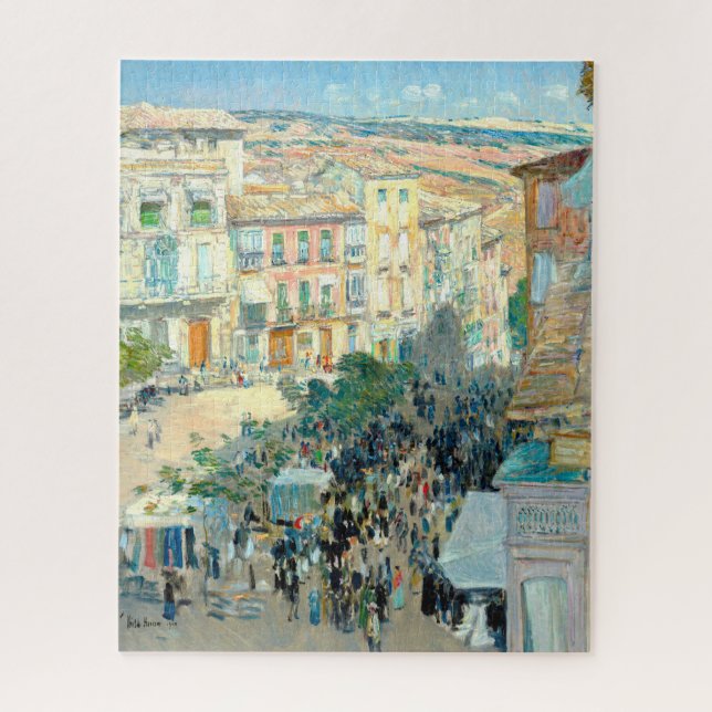 Puzzle Vue d'une ville française du sud par Childe Hassam (Vertical)