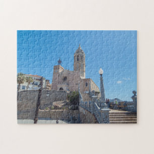 Puzzle vue église de Sitges