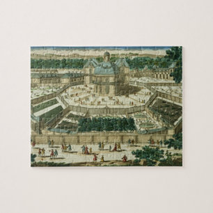 Puzzle Vue et perspective du salon de la Menagerie