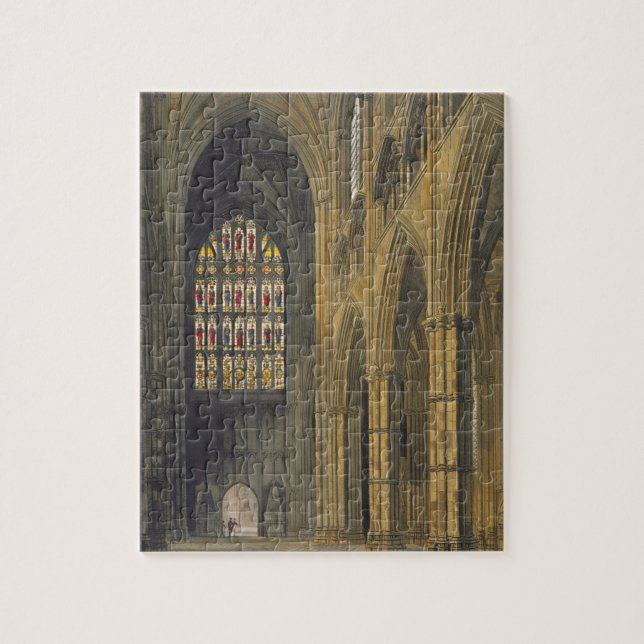 Puzzle Vue intérieure d'Abbaye de Westminster regardant (Vertical)