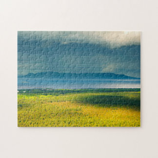 Puzzle Vue morose du géant endormi du lac Supérieur
