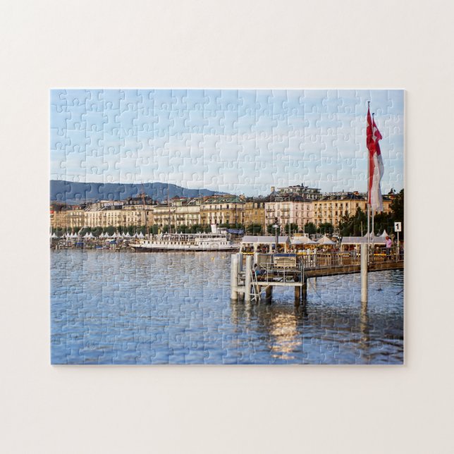 Puzzle Vue panoramique de Genève (Horizontal)