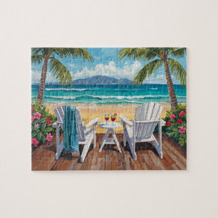 Puzzle Vue Paradis Tropical