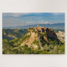 Vue pittoresque de Civita di Bagnoregio Jigsaw Puz