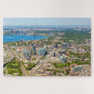 Puzzle Vue pittoresque de Toronto depuis la tour du CN, C