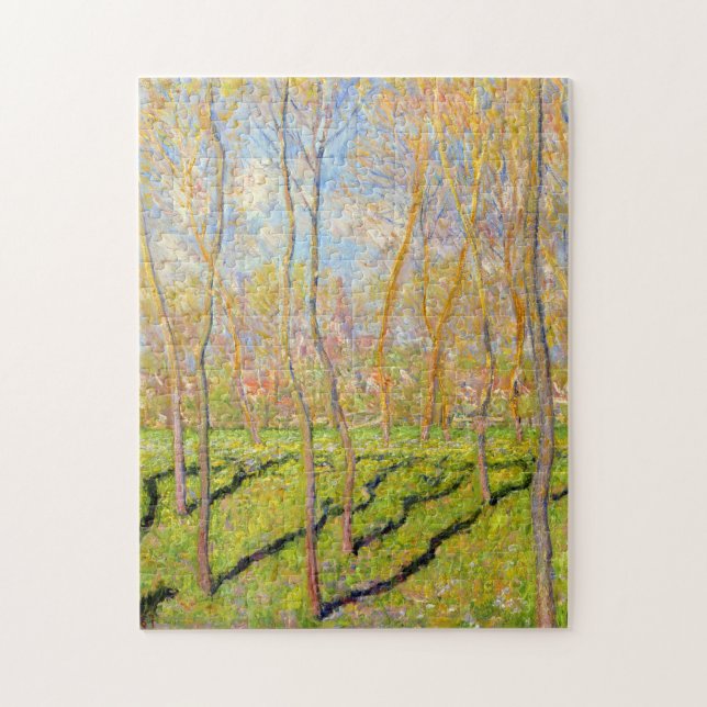 Puzzle Vue sur Bennecourt Monet Fine Art (Vertical)