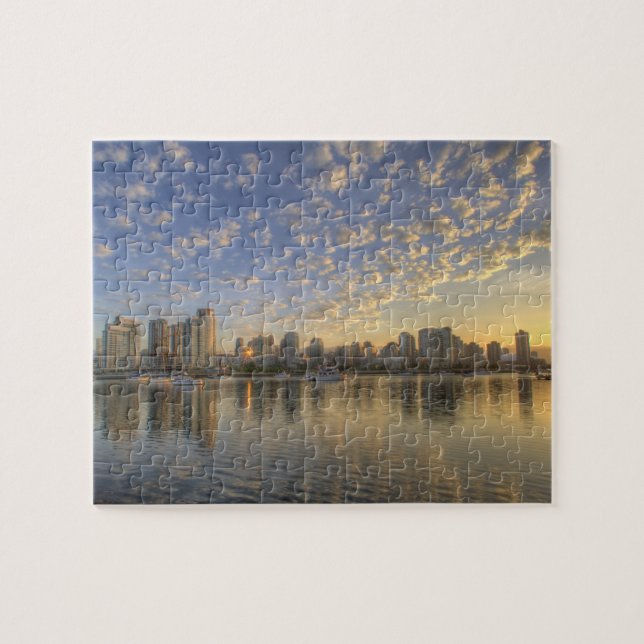 Puzzle Vue sur False Creek au-dessus du ciel de (Horizontal)