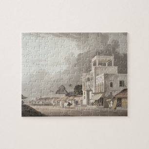 Puzzle Vue sur la route de Chitpore, Calcutta, plat II de