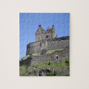 Puzzle Vue sur le château d'Édimbourg, Edimbourg, Ecosse,