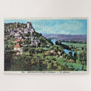 Puzzle Vue vintage de Castelnaud-la-Chapelle, France