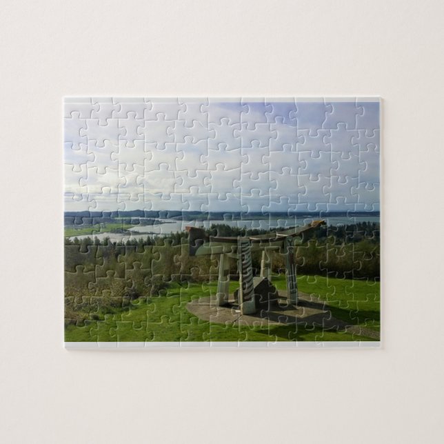 Puzzle Vues de la colonne Astoria, Oregon (Horizontal)