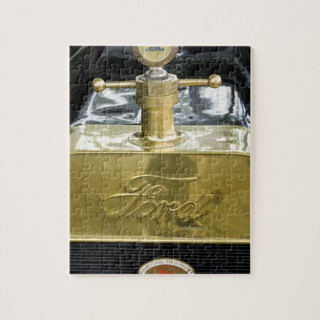 Puzzle WA, Seattle, automobile américaine classique (Vertical)