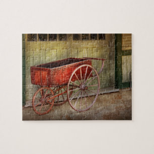 Puzzle Wagon - Ce vieux wagon rouge