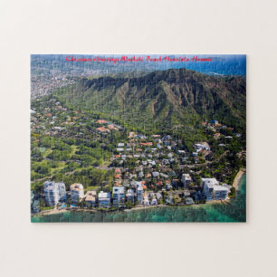 Puzzle Waikiki Beach Hawaii Honolulu. Salutation de Noël