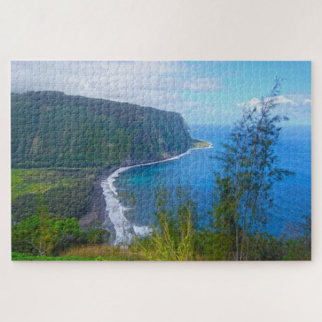 Puzzle Waipio Valley Lookout, Hawaii, (Horizontal)