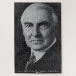 Puzzle Warren Gamalie Harding 29e président américain