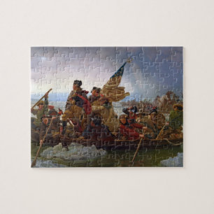 Puzzle Washington croisant le fleuve Delaware